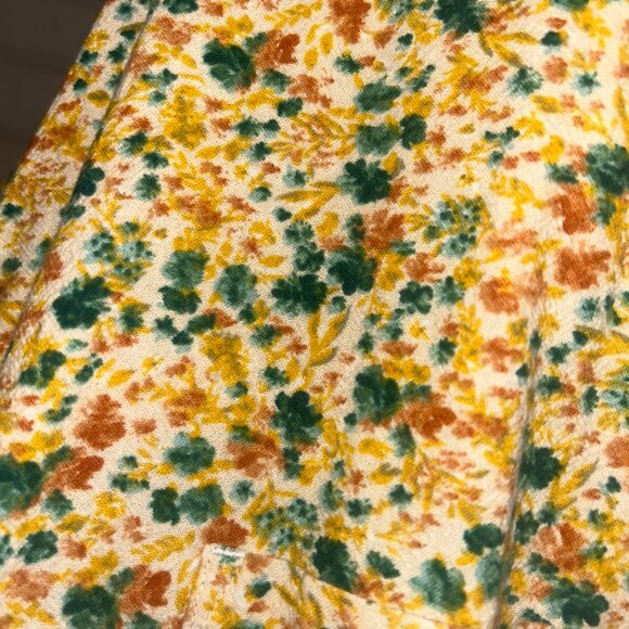 Small Wonderly yellow spotted colorful short-sleeve button down shirt - Picture 6 of 7